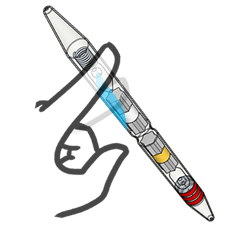 総合神経剤・検知管 DT11 の判定結果の見方