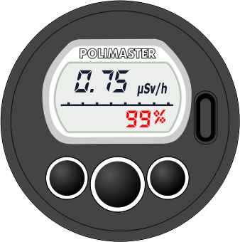 Polimasterの放射線測定器